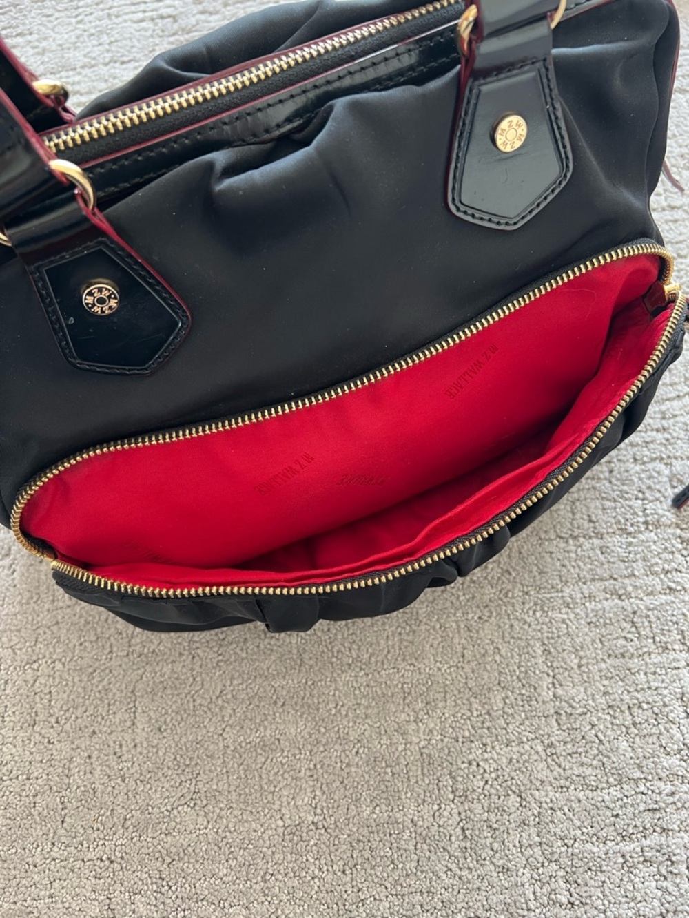 MZ Wallace Jane Bedford Black Shoulder Bag - Picture 11 of 16
